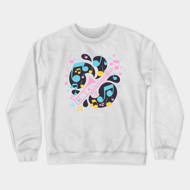 Music Crewneck Sweatshirt by Mashmuh